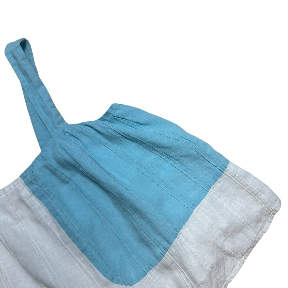 Mara Hoffman White Linen Patchwork Tomoe Top Wome… - image 4